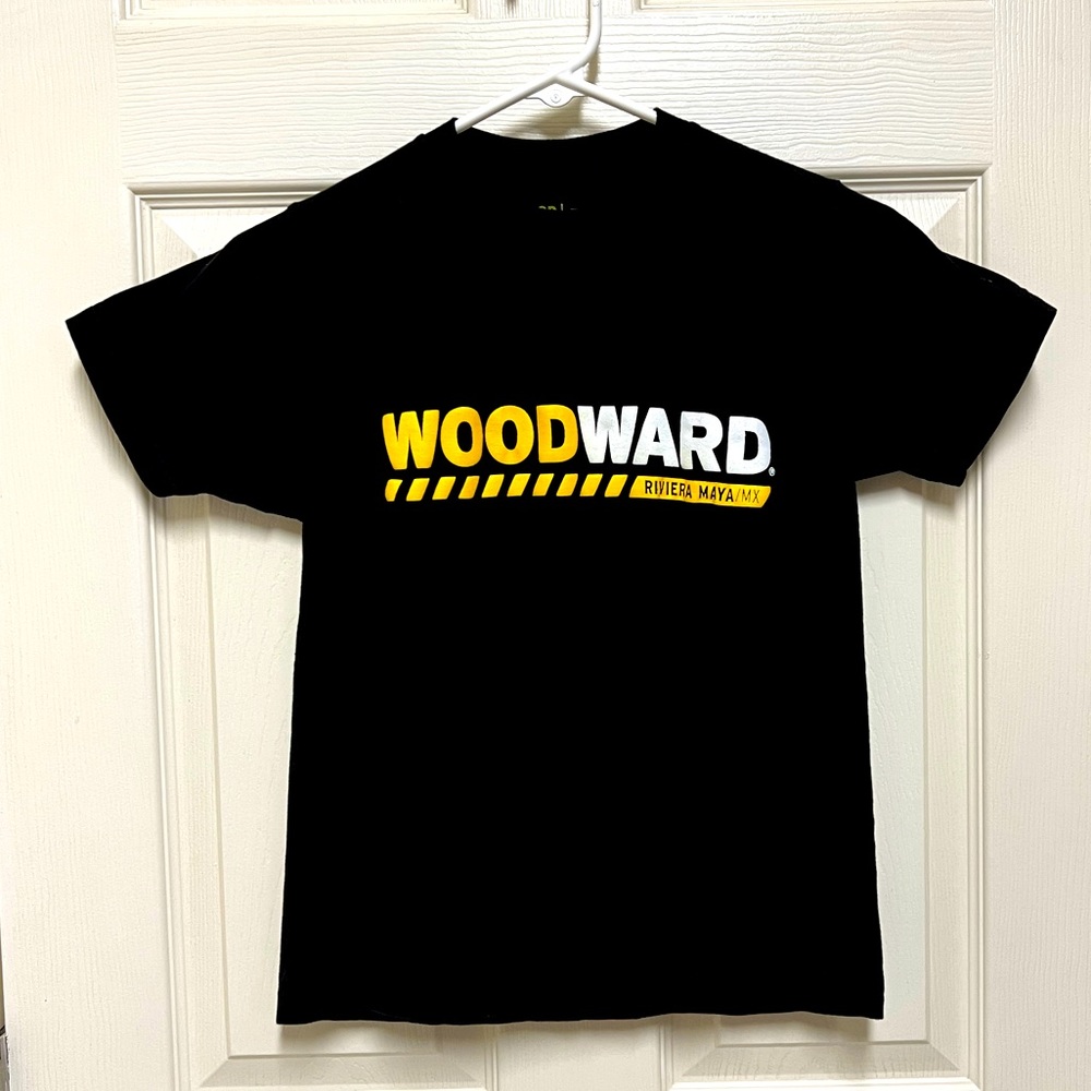 Woodward Black Short Sleeve Tee Shirt